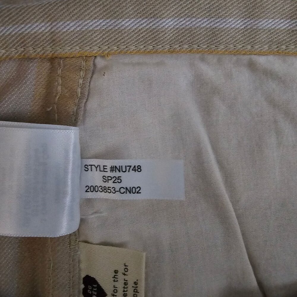 Madewell Women's Poplar Yellow Striped Rumpled Cotton Twill Shorts Size 29, NWT - Picture 10 of 16